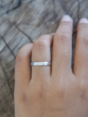 Brushed Wedding Band - Gardens of the Sun | Ethical Jewelry