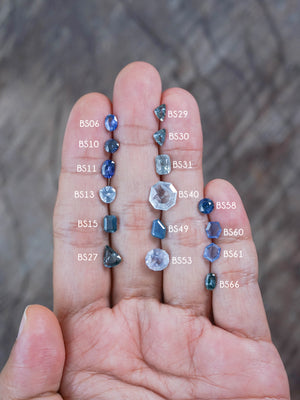 Custom Blue Sapphire Ring in Gold