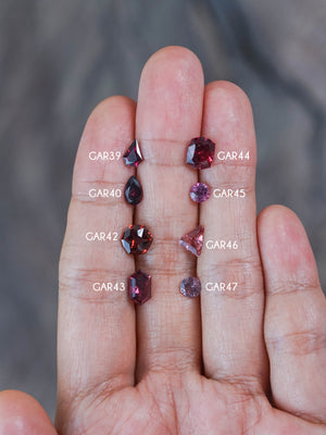 Custom Garnet Ring in Gold