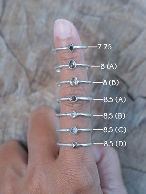 Borneo Diamond Slice Ring