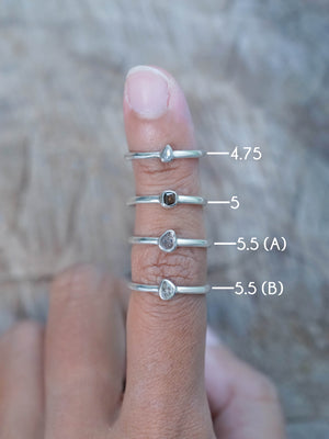 Borneo Diamond Slice Ring