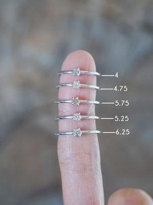 Tiny Diamond Ring - Ethical Jewelry | Gardens of the Sun