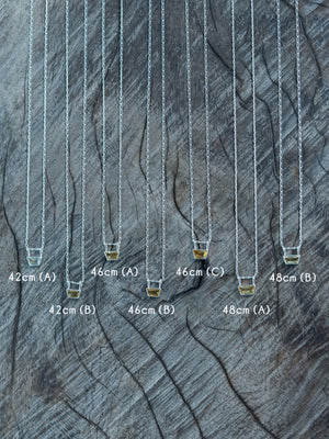 Trapeze Cut Citrine Necklace - Gardens of the Sun | Ethical Jewelry