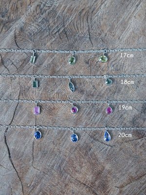Sterling Silver Sapphire bracelets