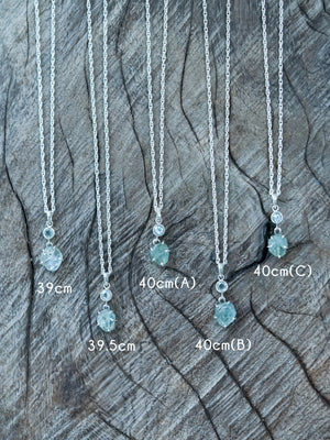 Montana Sapphire and Aquamarine Necklace - Gardens of the Sun | Ethical Jewelry