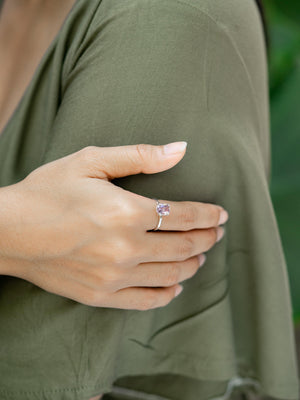 Oval Amethyst Ring - Gardens of the Sun | Ethical Jewelry