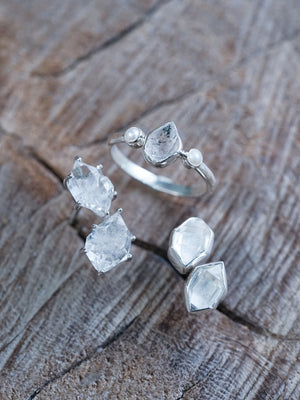 Quartz Crystal Earrings