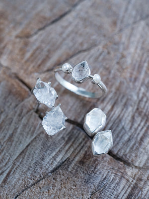 Quartz Crystal Earrings