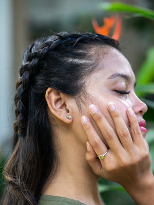 Peridot Earrings - Gardens of the Sun | Ethical Jewelry