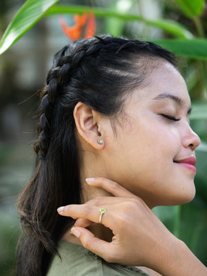 Peridot Earrings - Gardens of the Sun | Ethical Jewelry