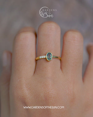 Mystical Sapphire Ring in Ethical Gold