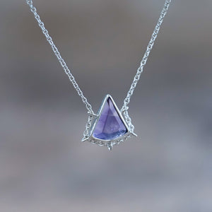 Amethyst Slice Necklace - Gardens of the Sun | Ethical Jewelry