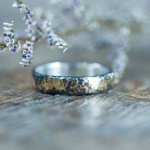 Black Gold Wedding Ring - Gardens of the Sun | Ethical Jewelry