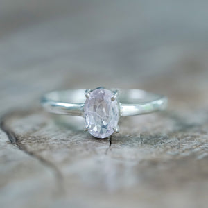 Pale Pink Sapphire Ring - Gardens of the Sun | Ethical Jewelry