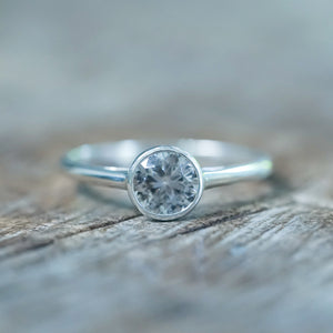 Round Zircon Ring - Gardens of the Sun | Ethical Jewelry
