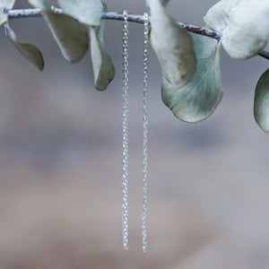 Plain Ear Threaders - Gardens of the Sun | Ethical Jewelry
