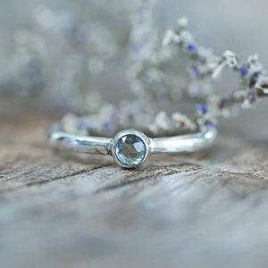 Rose Cut Sapphire Ring - Gardens of the Sun | Ethical Jewelry