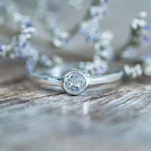 White Topaz Ring - Gardens of the Sun | Ethical Jewelry