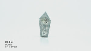 Custom Geometric Rose Cut Diamond Ring in Gold - Gardens of the Sun | Ethical Jewelry