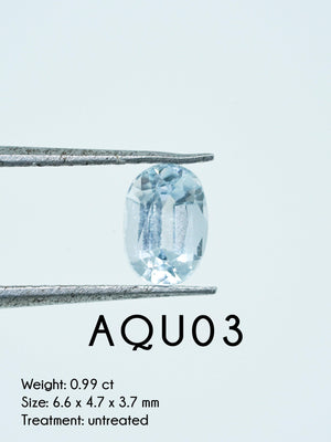 Custom Aquamarine Ring in Gold - Gardens of the Sun | Ethical Jewelry