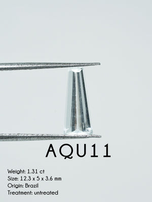 Custom Aquamarine Ring in Gold - Gardens of the Sun | Ethical Jewelry