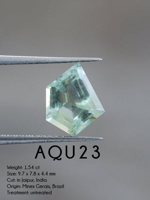 Custom Aquamarine Ring in Gold - Gardens of the Sun | Ethical Jewelry