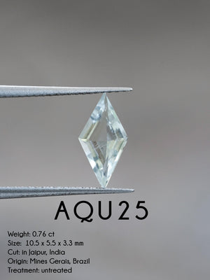 Custom Aquamarine Ring in Gold - Gardens of the Sun | Ethical Jewelry