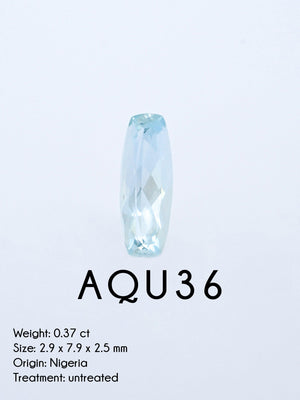 Custom Aquamarine Ring in Gold - Gardens of the Sun | Ethical Jewelry