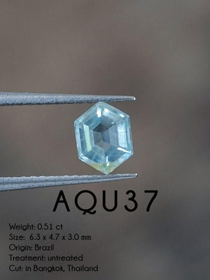 Custom Aquamarine Ring in Gold - Gardens of the Sun | Ethical Jewelry