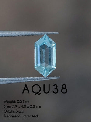 Custom Aquamarine Ring in Gold - Gardens of the Sun | Ethical Jewelry