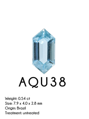 Custom Aquamarine Ring in Gold - Gardens of the Sun | Ethical Jewelry