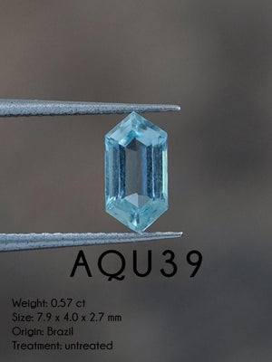 Custom Aquamarine Ring in Gold - Gardens of the Sun | Ethical Jewelry