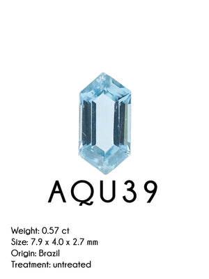 Custom Aquamarine Ring in Gold - Gardens of the Sun | Ethical Jewelry