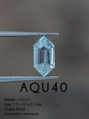 Custom Aquamarine Ring in Gold - Gardens of the Sun | Ethical Jewelry