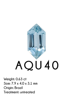 Custom Aquamarine Ring in Gold - Gardens of the Sun | Ethical Jewelry