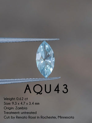 Custom Aquamarine Ring in Gold - Gardens of the Sun | Ethical Jewelry