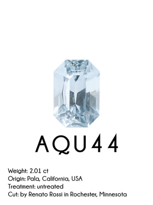 Custom Aquamarine Ring in Gold - Gardens of the Sun | Ethical Jewelry