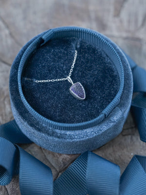 Amethyst Leaf Necklace - Gardens of the Sun | Ethical Jewelry