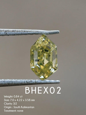 Custom Brilliant Cut Hexagon Diamond Ring - Gardens of the Sun | Ethical Jewelry