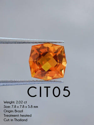 Custom Citrine Ring in Gold - Gardens of the Sun | Ethical Jewelry