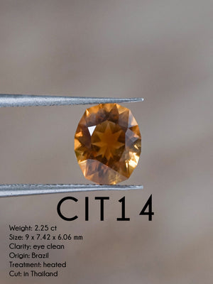 Custom Citrine Ring in Ethical Gold
