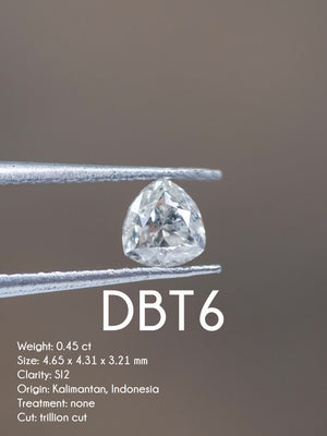 Custom Triangle Diamond Ring in Gold - Gardens of the Sun | Ethical Jewelry