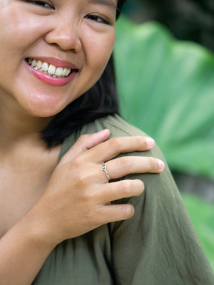 Double Peridot Ring - Gardens of the Sun | Ethical Jewelry
