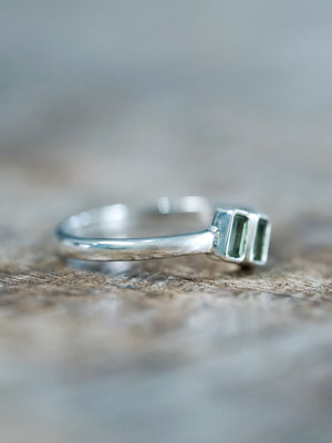 Double Peridot Ring - Gardens of the Sun | Ethical Jewelry