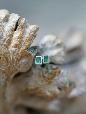Emerald Earrings - Gardens of the Sun | Ethical Jewelry