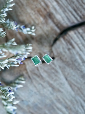 Emerald Earrings - Gardens of the Sun | Ethical Jewelry