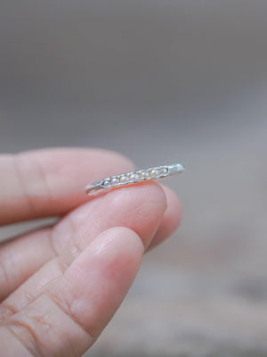 Freshwater Pearl Ring with Hidden Gems - Gardens of the Sun | Ethical Jewelry