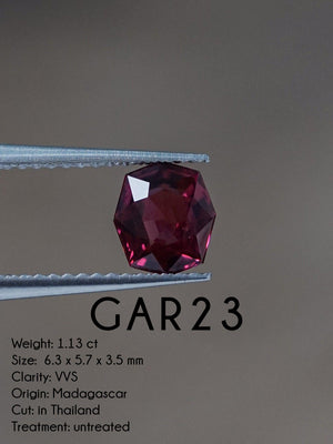 Custom Garnet Ring in Gold - Gardens of the Sun | Ethical Jewelry