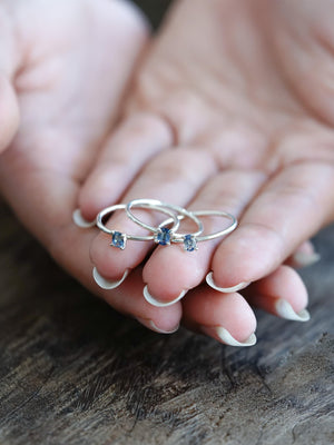 Bicolor Sapphire Ring - Gardens of the Sun | Ethical Jewelry