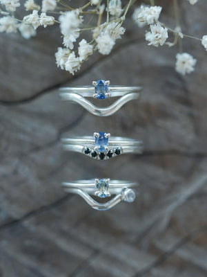 Bicolor Sapphire Ring - Gardens of the Sun | Ethical Jewelry